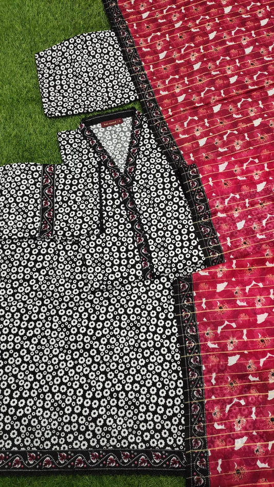 Bin Saeed Printed Lawn-3PC