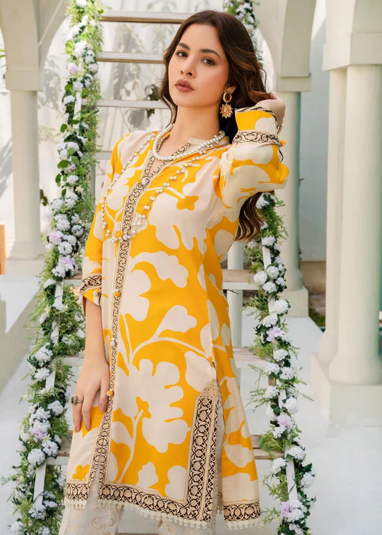 Pansy Print Lawn-2PC