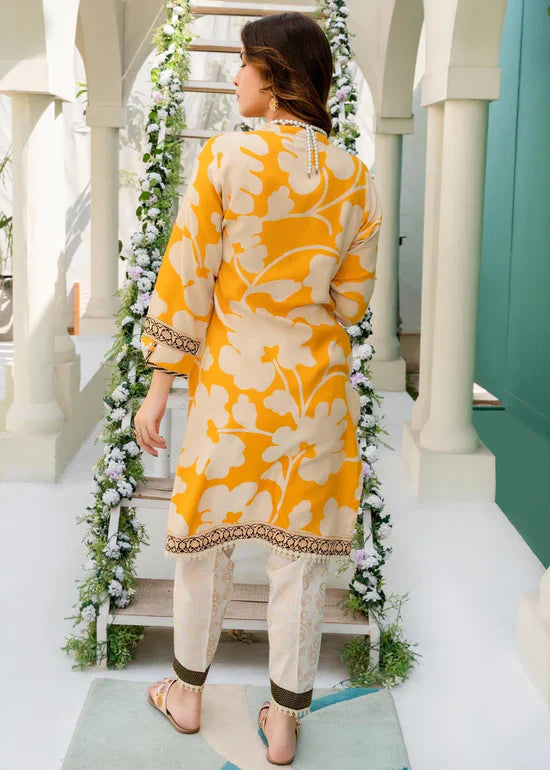 Pansy Print Lawn-2PC