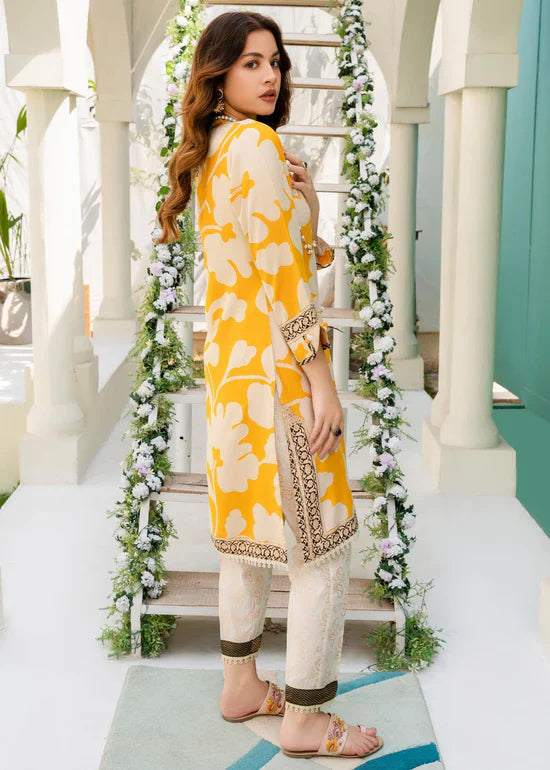 Pansy Print Lawn-2PC