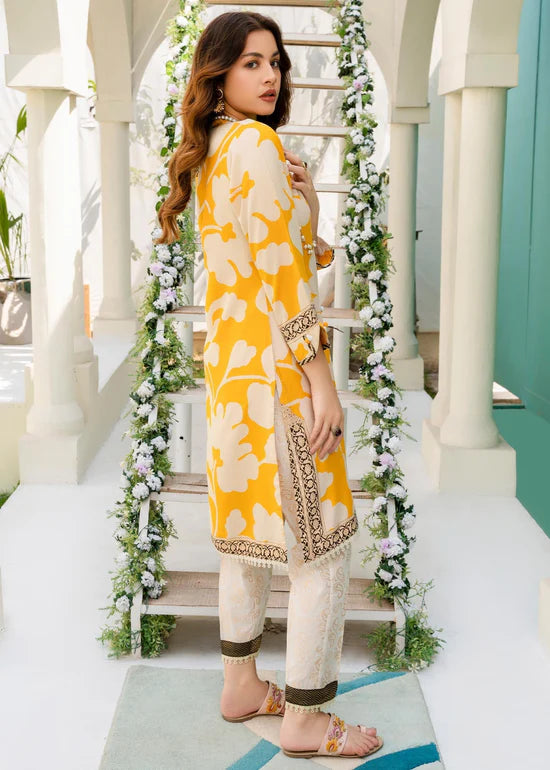 Pansy Print Lawn-2PC
