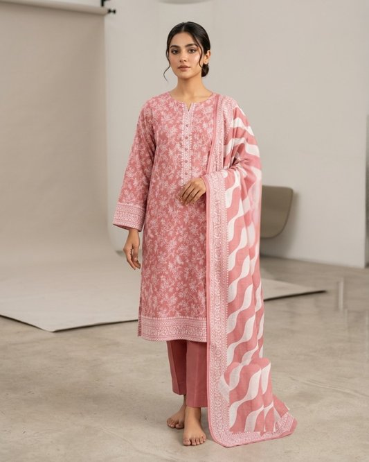 Bin Saeed Digital Printed Lawn 3PC