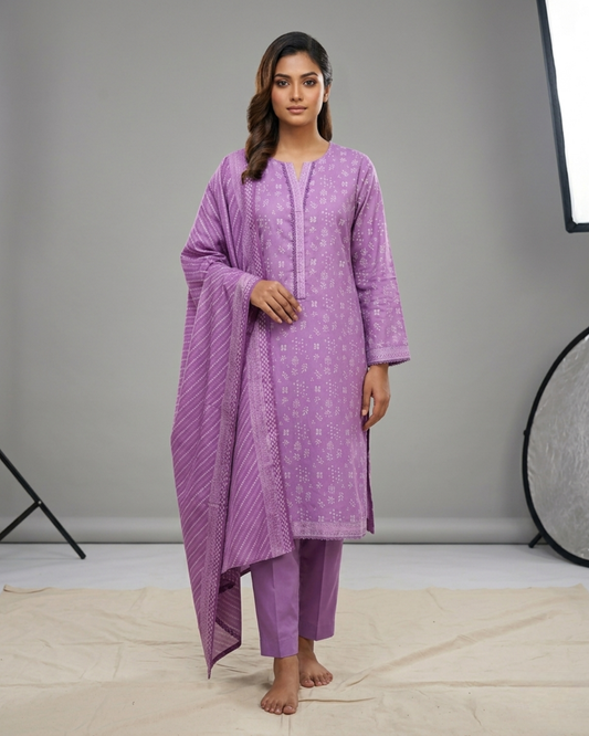 Bin Saeed Digital Printed Lawn 3PC