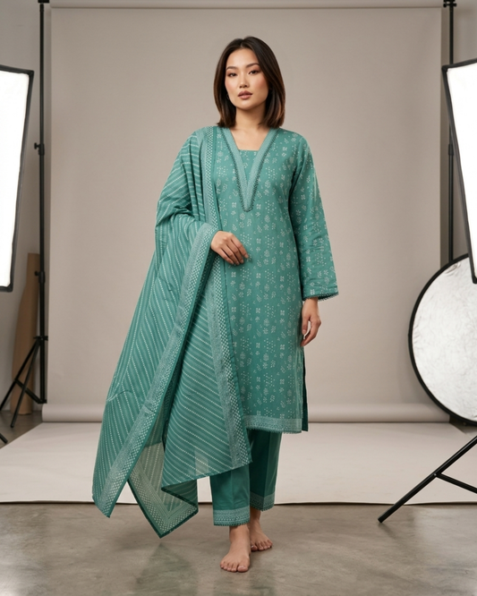 Bin Saeed Digital Printed Lawn 3PC