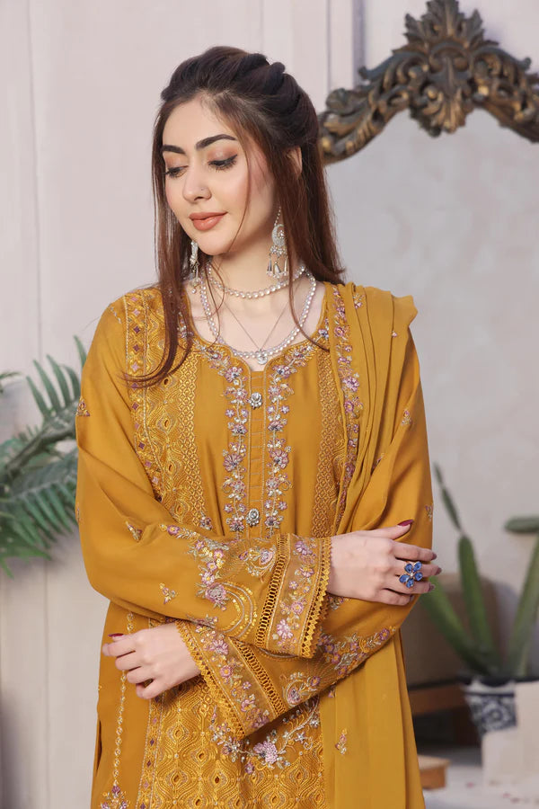 Safeena By Dressline Emb Shiffon 3PC