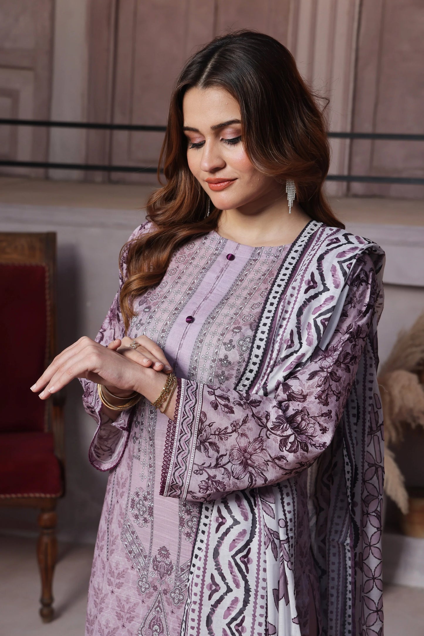 Olina By DressLine Printed Lawn 3PC