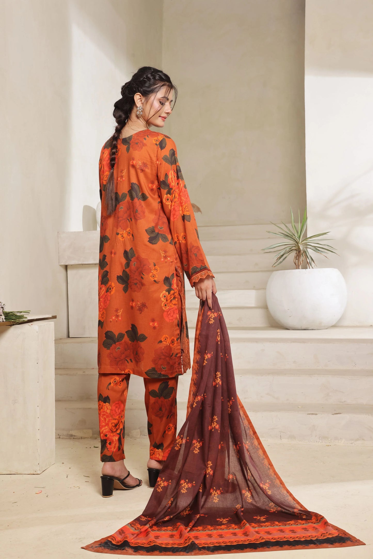 Arooba By Dressline Embroidered & Printed Lawn 3PC