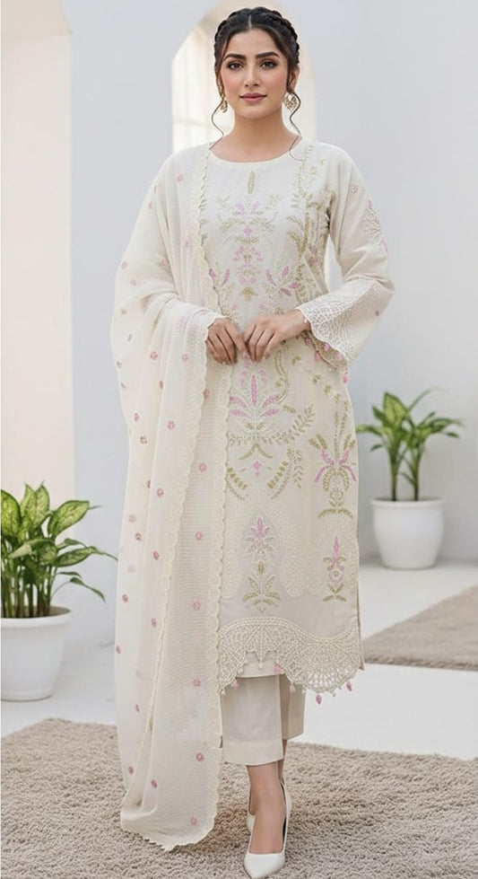 Mirari Embroiderey Cream Luxury