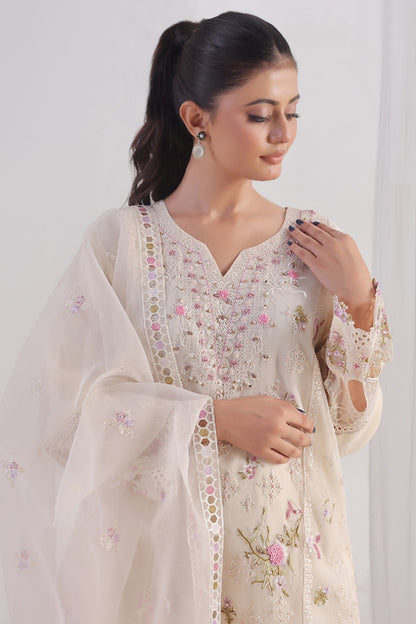 Organza Embroidered 3PC