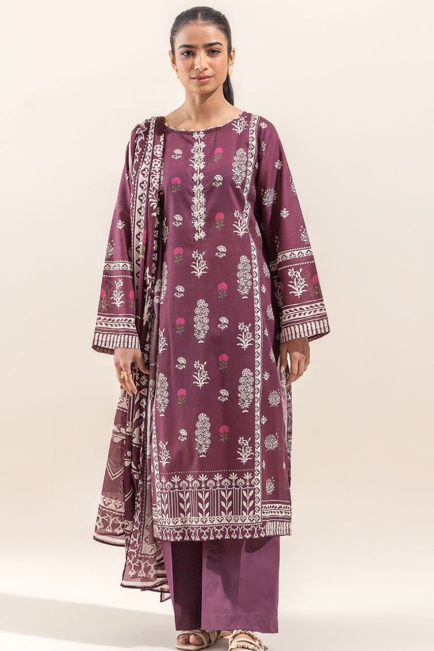 Beechtree Stitch Printed Lawn 3PC