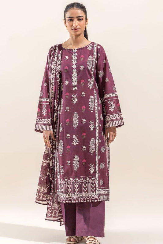 Beechtree Stitch Printed Lawn 3PC