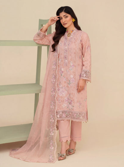 Maria B Luxury Embroidered Chikenkari Lawn 3PC