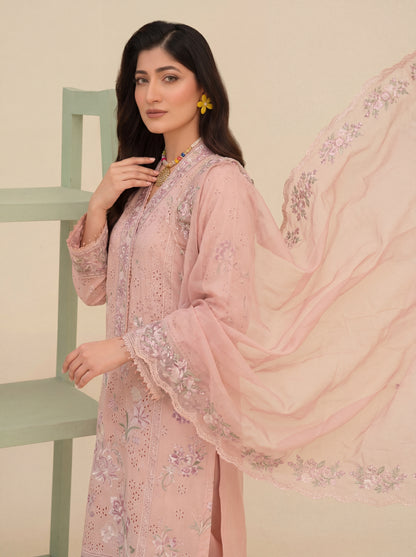 Maria B Luxury Embroidered Chikenkari Lawn 3PC