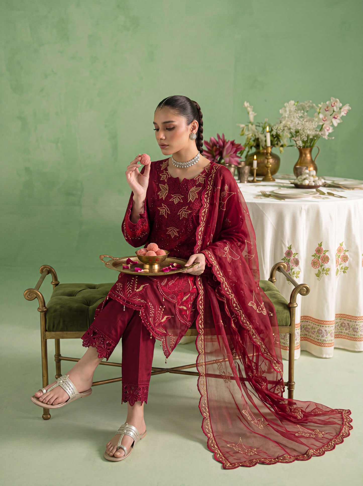 Mirari Luxury Embroidered Lawn 3PC