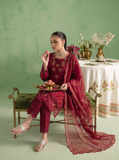Mirari Luxury Embroidered Lawn 3PC