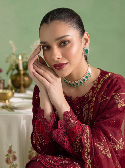 Mirari Luxury Embroidered Lawn 3PC