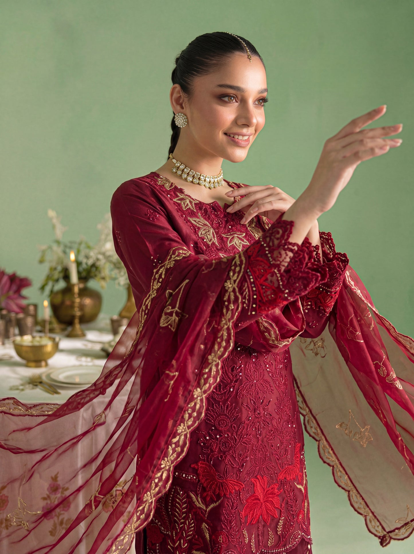 Mirari Luxury Embroidered Lawn 3PC
