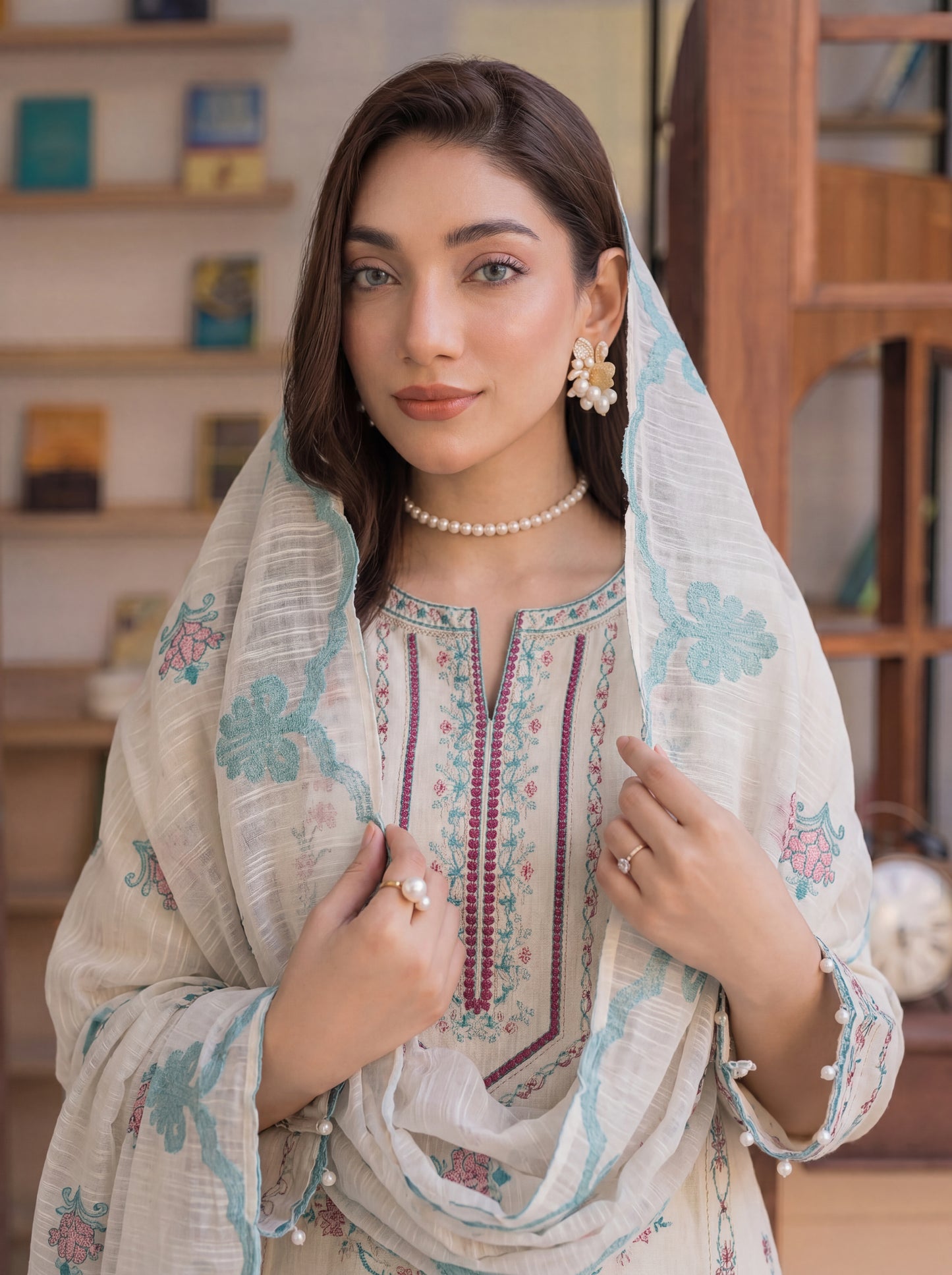 Mirari Luxury Embroidered Lawn 3PC