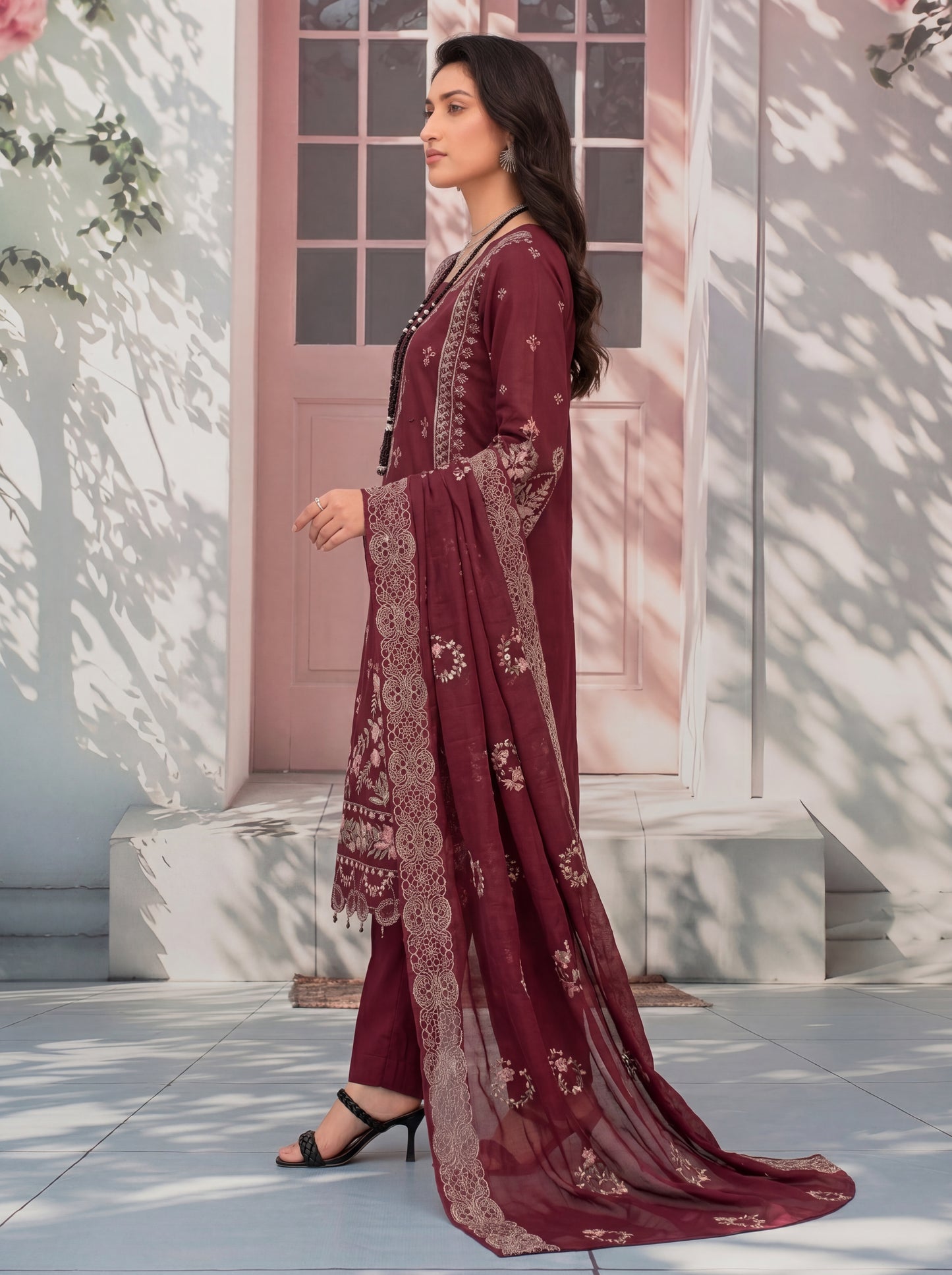 Mirari Luxury Embroidered Lawn 3PC
