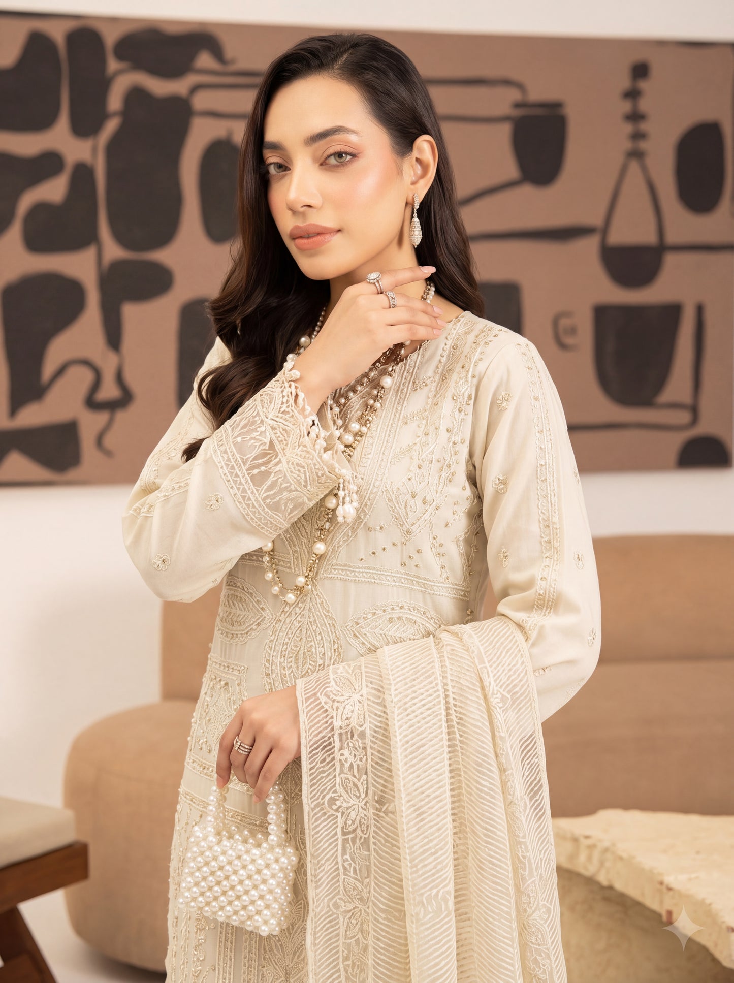 Mirari Luxury Embroidered Lawn 3PC