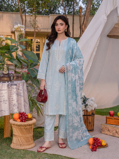 Mirari Luxury Embroidered Lawn 3PC