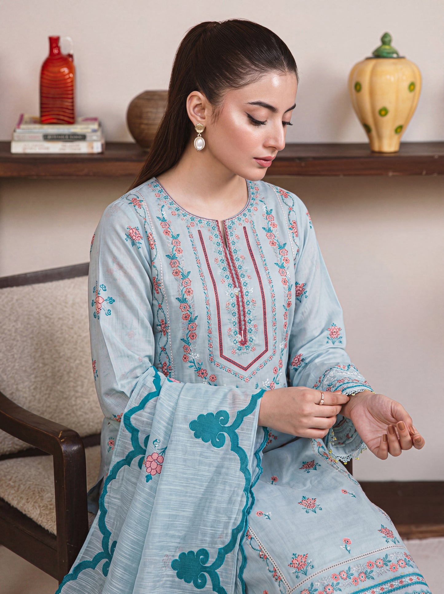 Mirari Luxury Embroidered Lawn 3PC