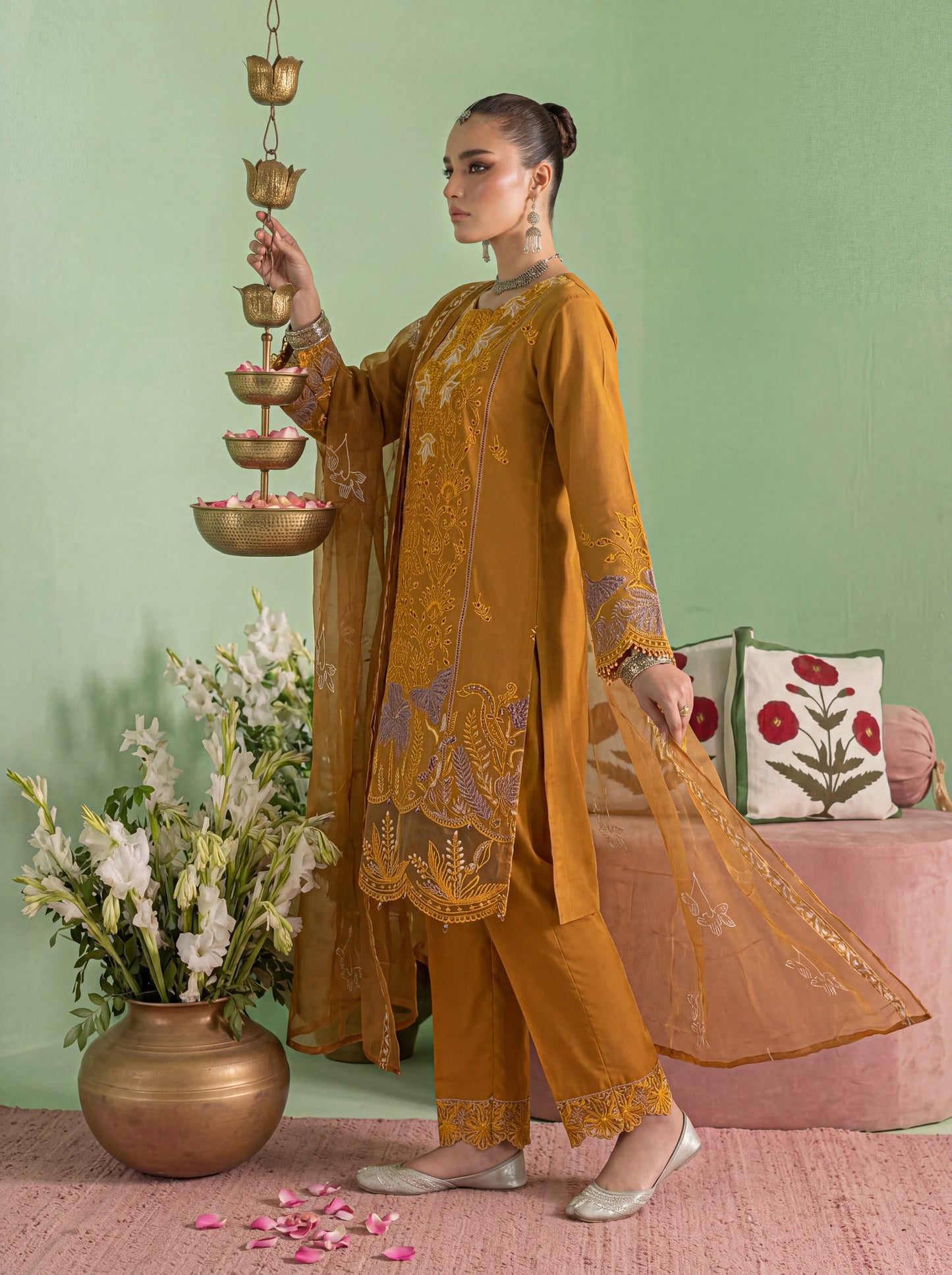 Mirari Luxury Embroidered Lawn 3PC