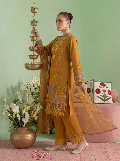 Mirari Luxury Embroidered Lawn 3PC