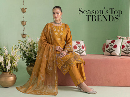 Mirari Luxury Embroidered Lawn 3PC