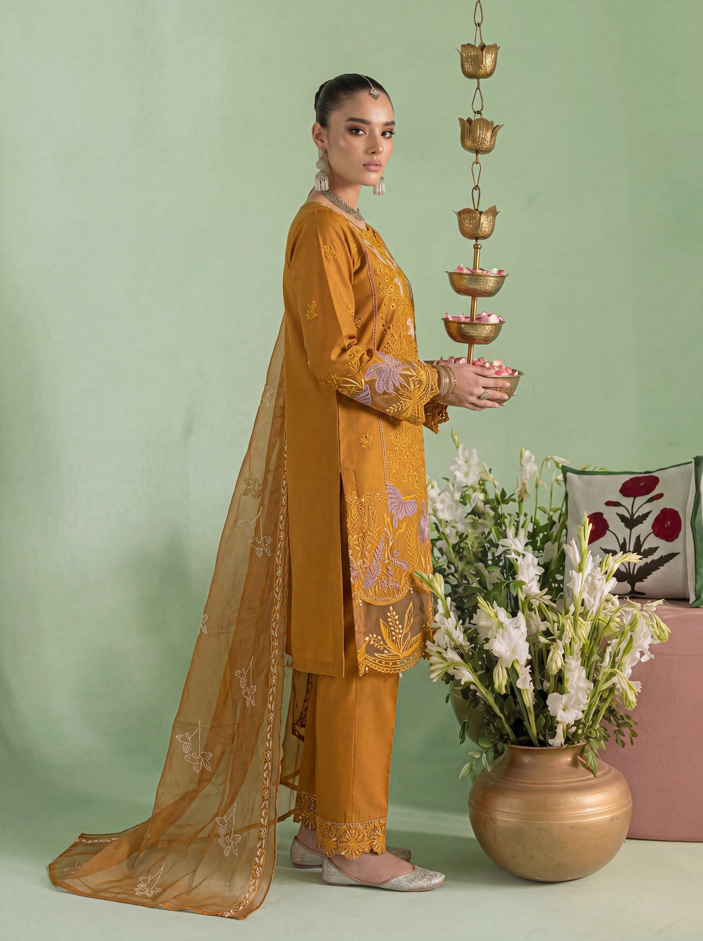 Mirari Luxury Embroidered Lawn 3PC