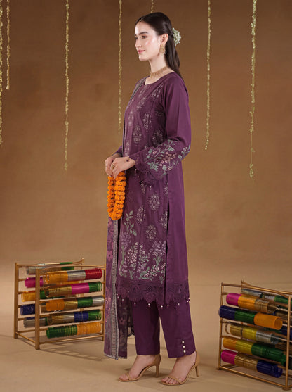 Mirari Luxury Embroidered Lawn 3PC
