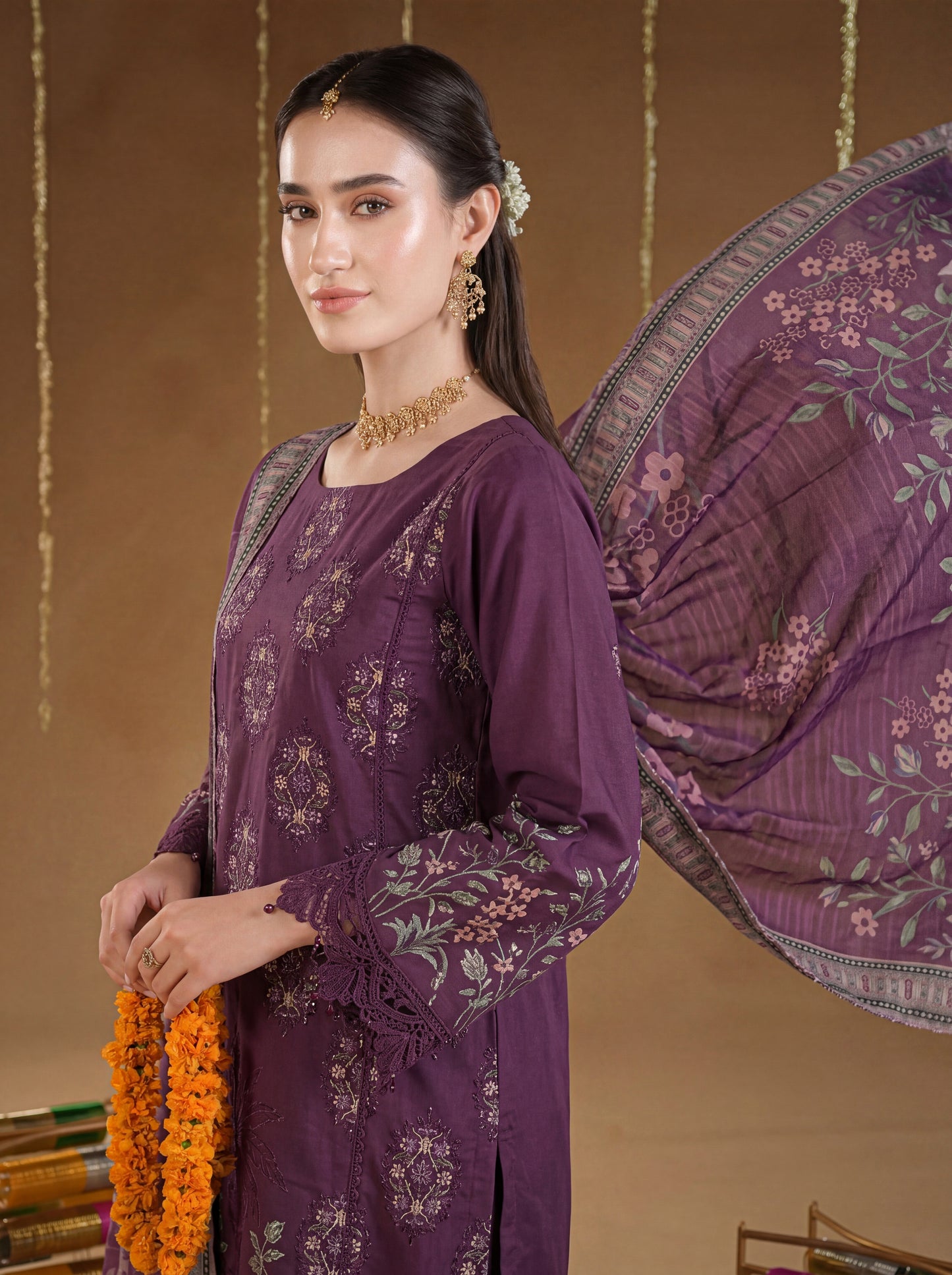 Mirari Luxury Embroidered Lawn 3PC