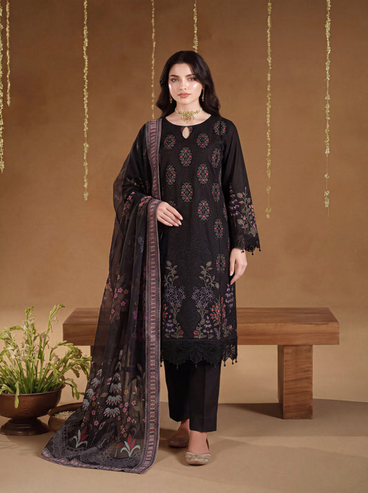 Mirari Luxury Embroidered Lawn 3PC