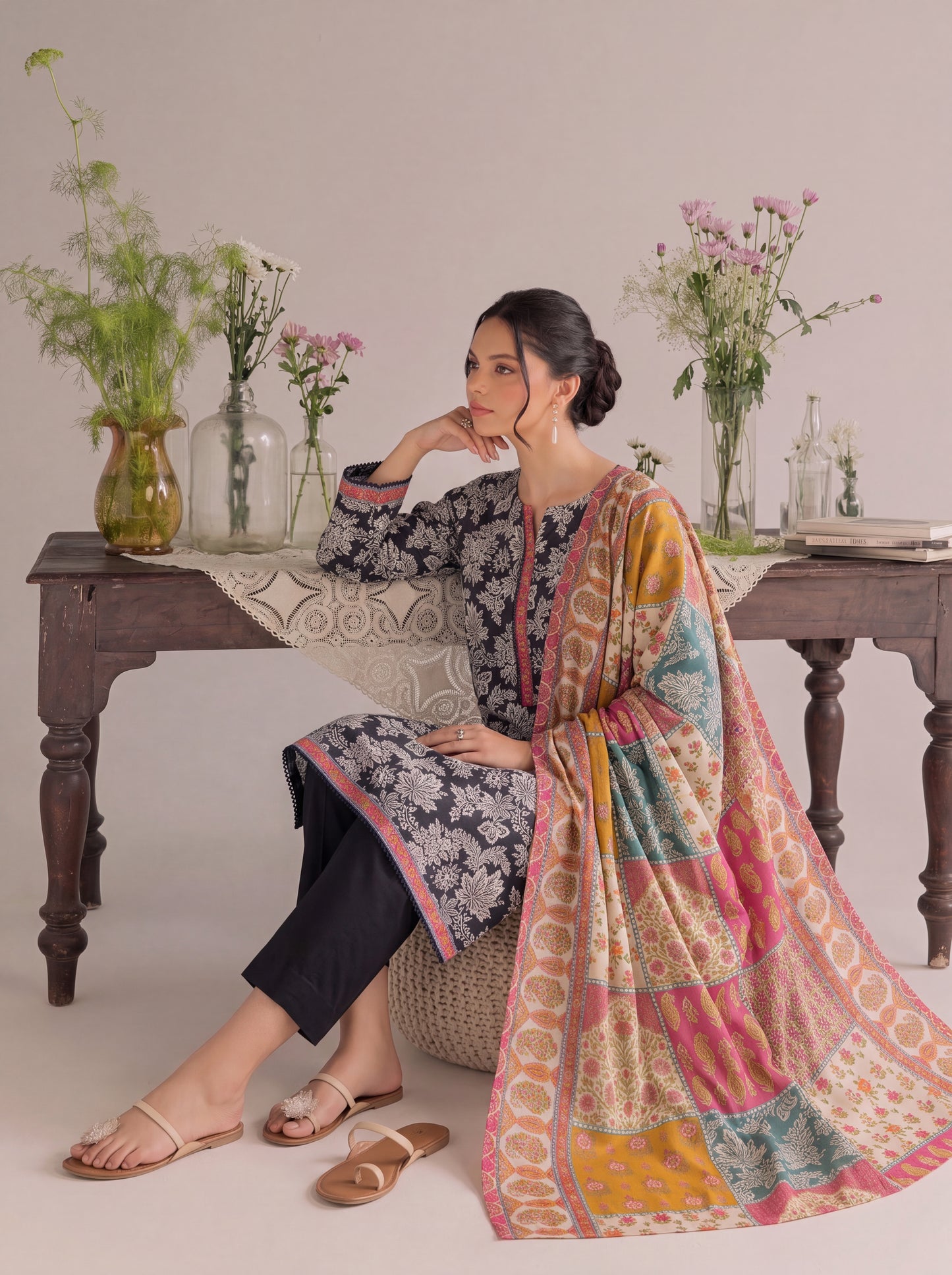 Mirari Digital Printed Stitched Lawn 3PC