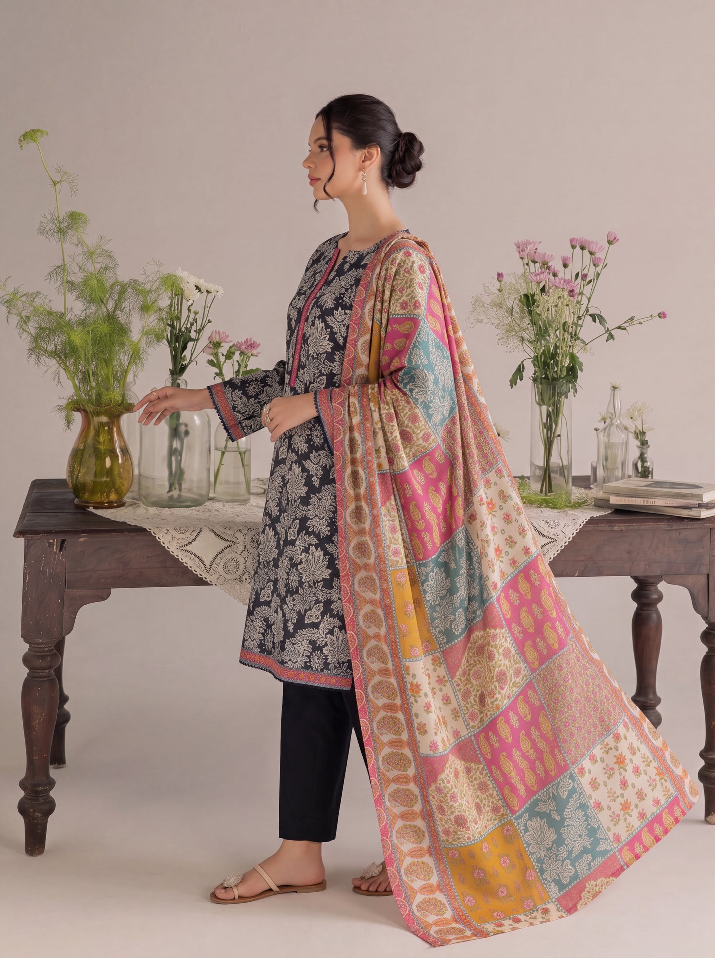 Mirari Digital Printed Stitched Lawn 3PC