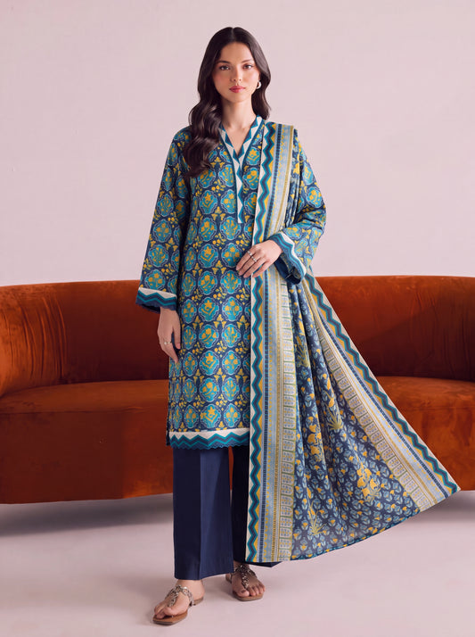 Mirari Digital Printed Stitched Lawn 3PC