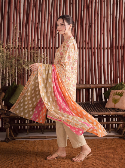 Mirari Digital Printed Stitched Lawn 3PC