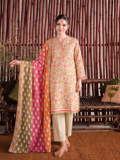 Mirari Digital Printed Stitched Lawn 3PC