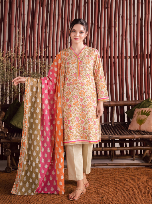 Mirari Digital Printed Stitched Lawn 3PC