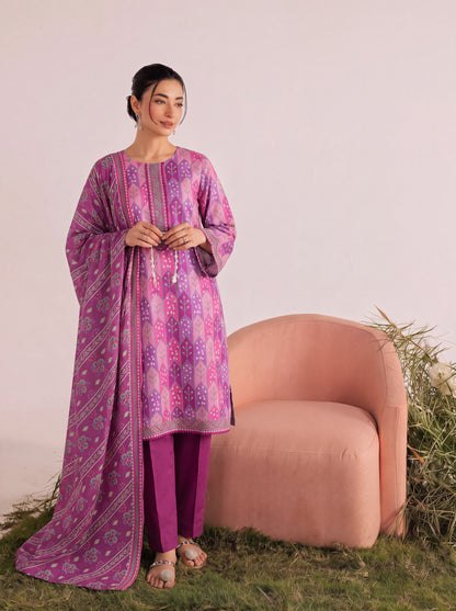 Mirari Digital Printed Stitched Lawn 3PC