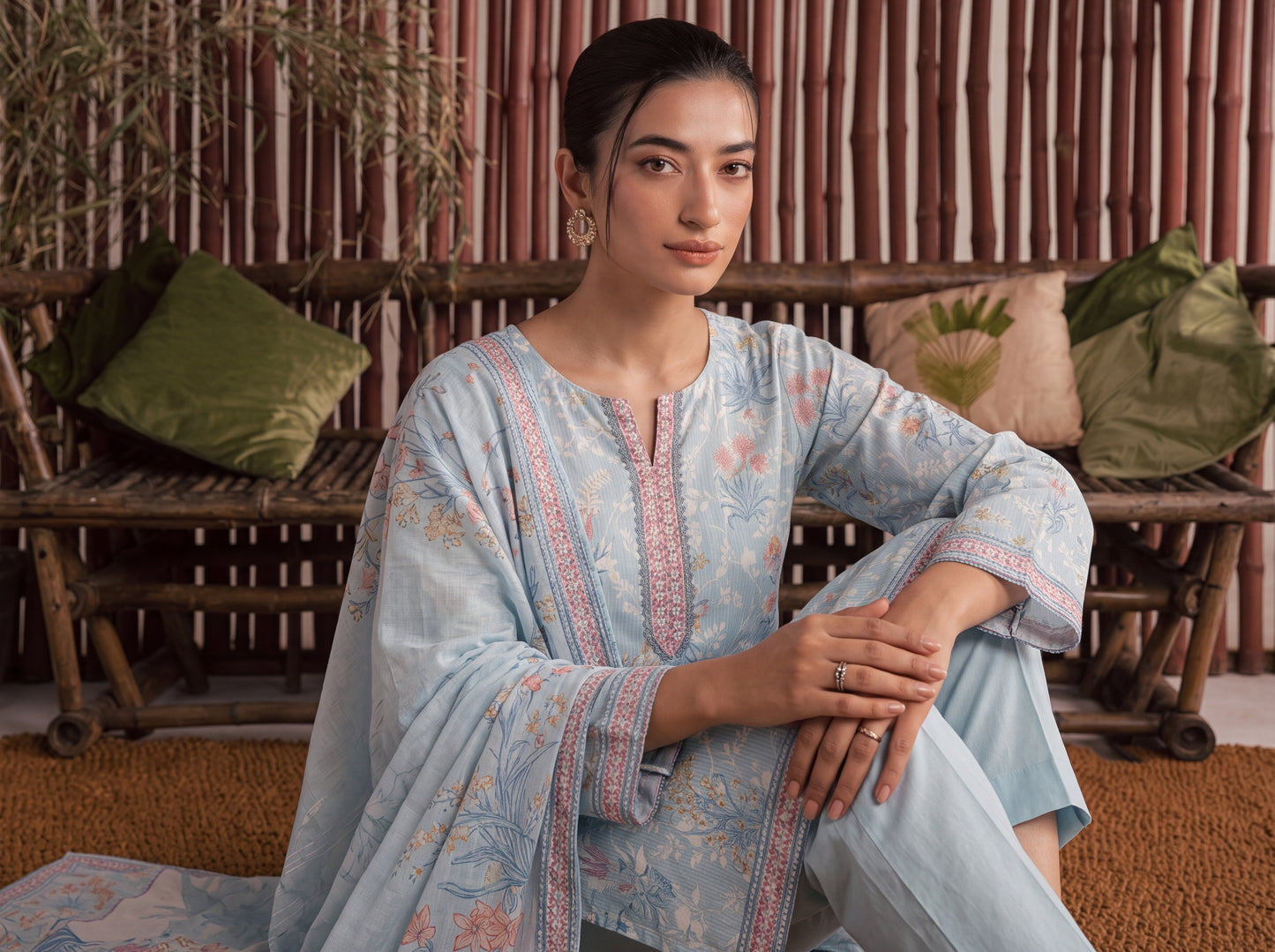 Mirari Digital Printed Stitched Lawn 3PC