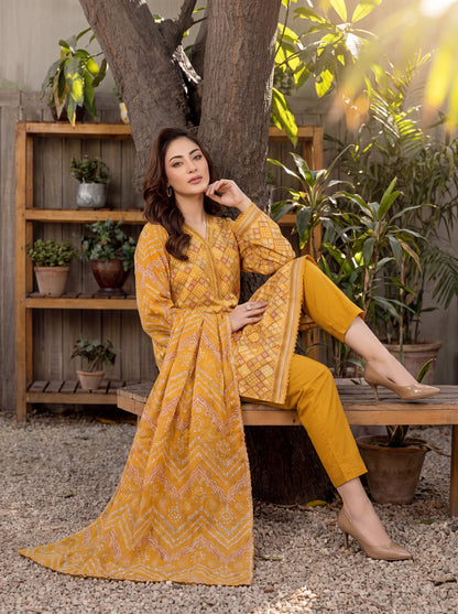 Mirari Digital Printed Stitched Lawn 3PC