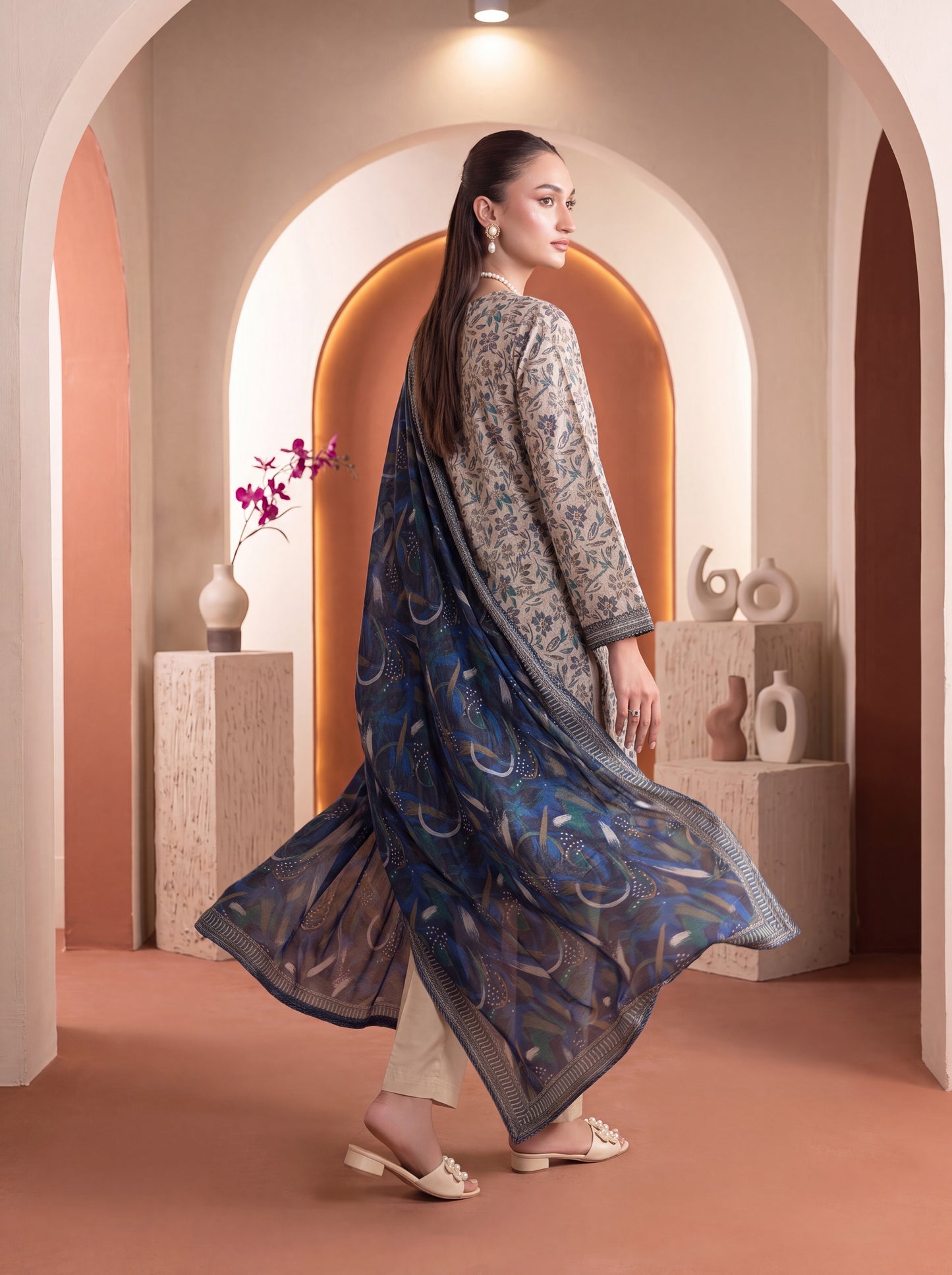 Mirari Digital Printed Stitched Lawn 3PC