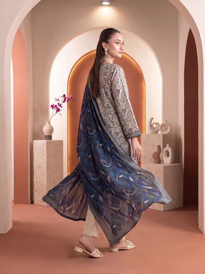 Mirari Digital Printed Stitched Lawn 3PC