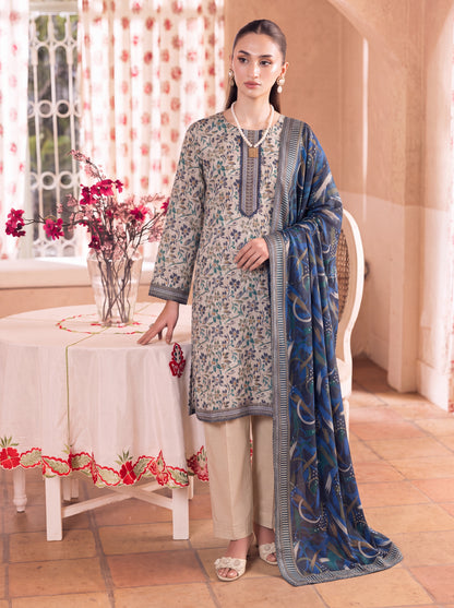 Mirari Digital Printed Stitched Lawn 3PC