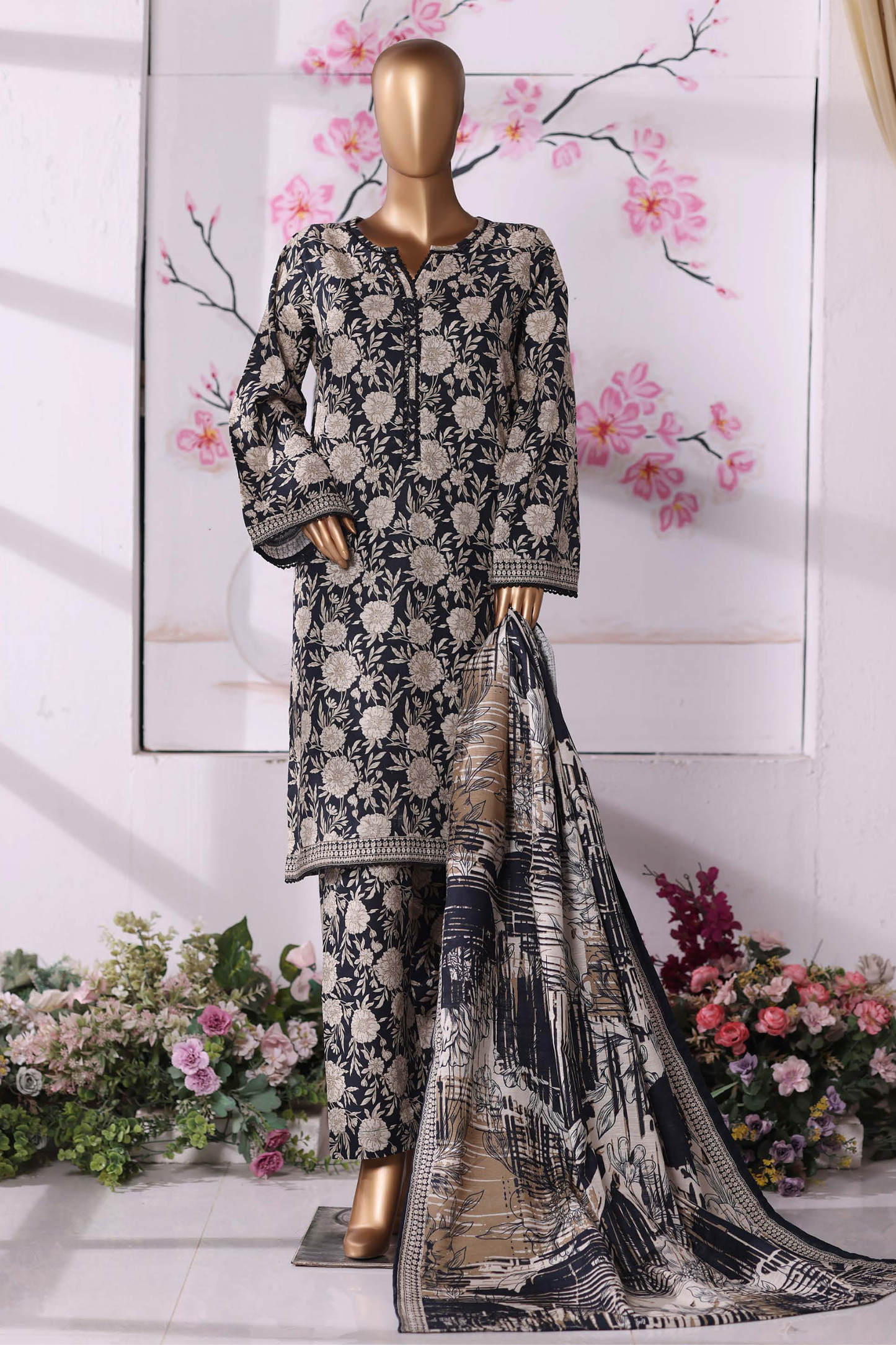 Bin Saeed | Printed | Khaddar | 3PC