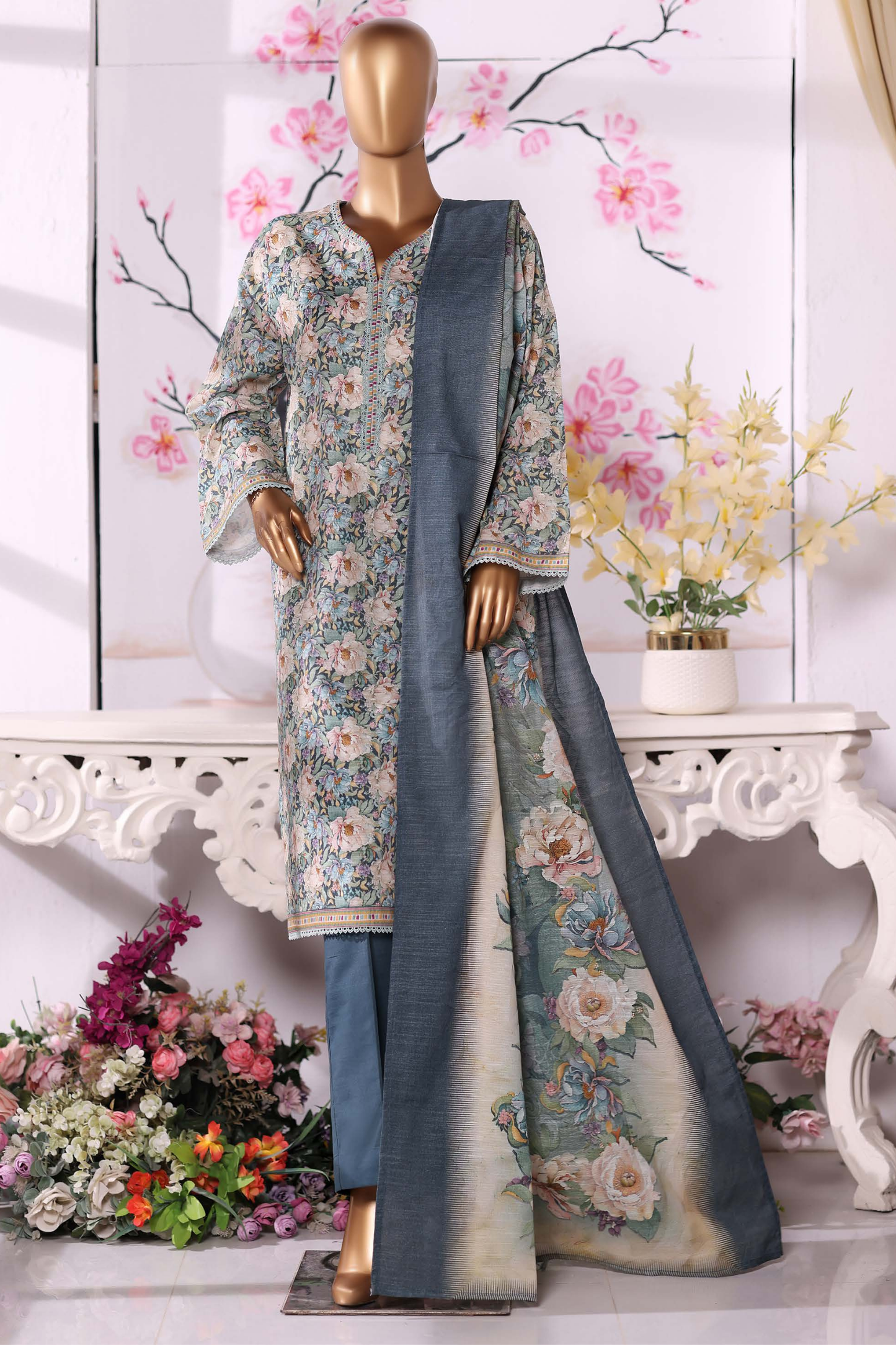 Bin Saeed | Printed | Khaddar | 3PC