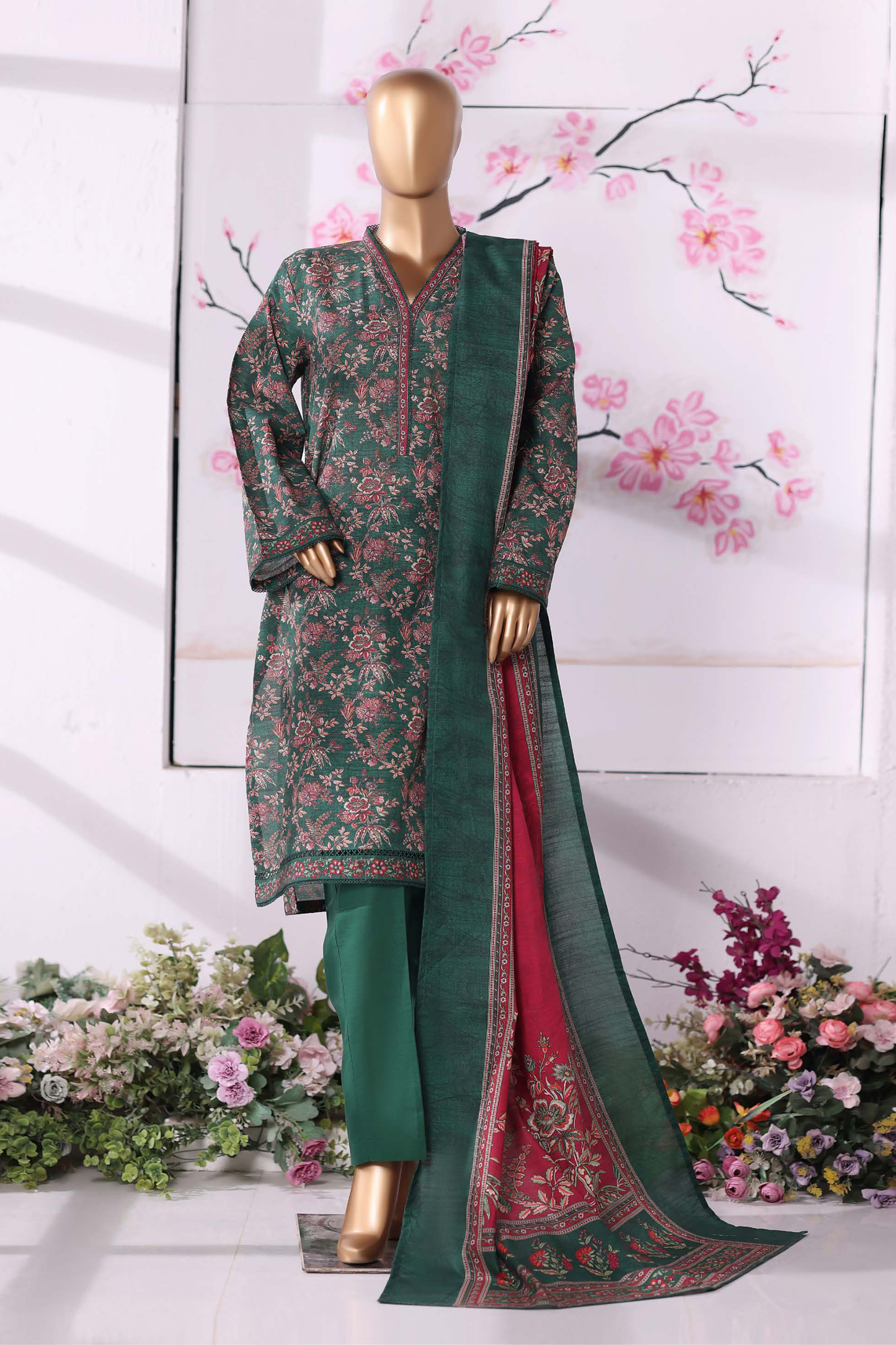 Bin Saeed | Printed | Khaddar | 3PC