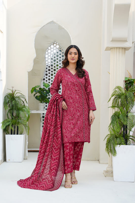 Bin Saeed | Printed | Khaddar | 3PC