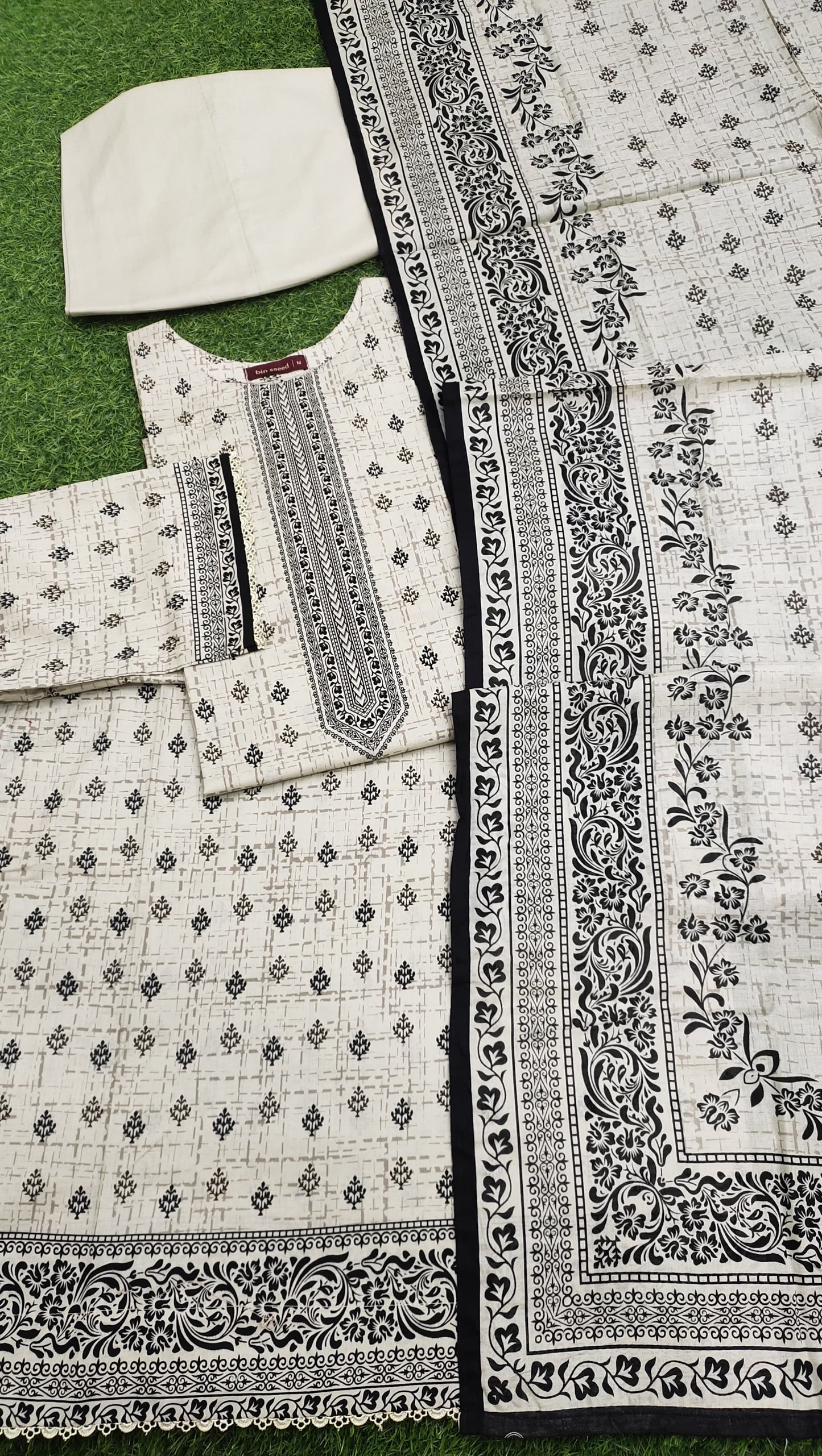 Bin Saeed Digital Printed Lawn 3PC